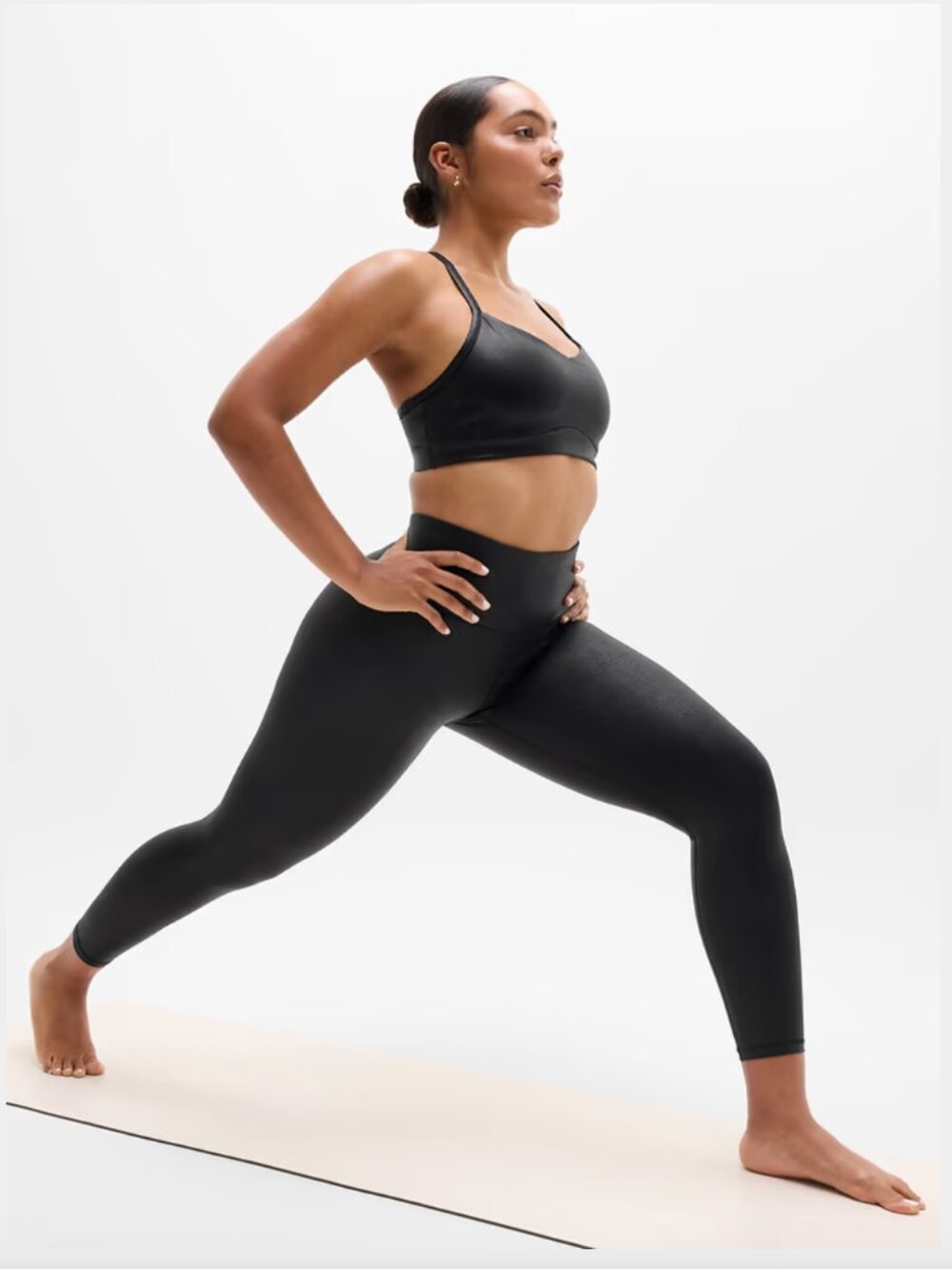 NWT Elation High Rise Matte Foil Shine 7/8 Legging LARGE
